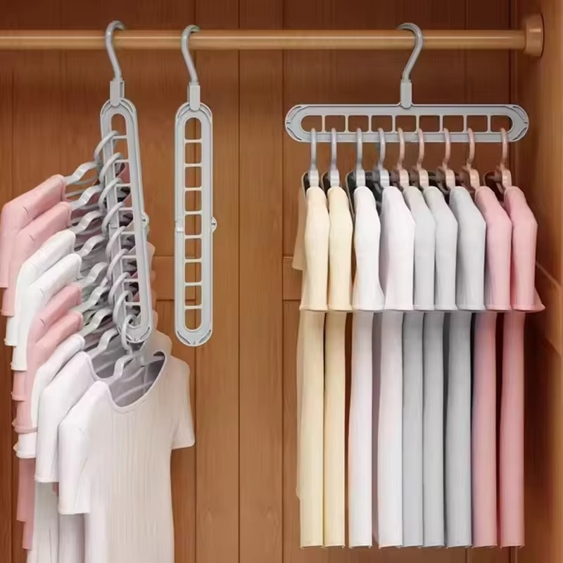 Hango™ Drehbarer Kleiderbügel 9-Loch Platzsparend Schrankorganisation
