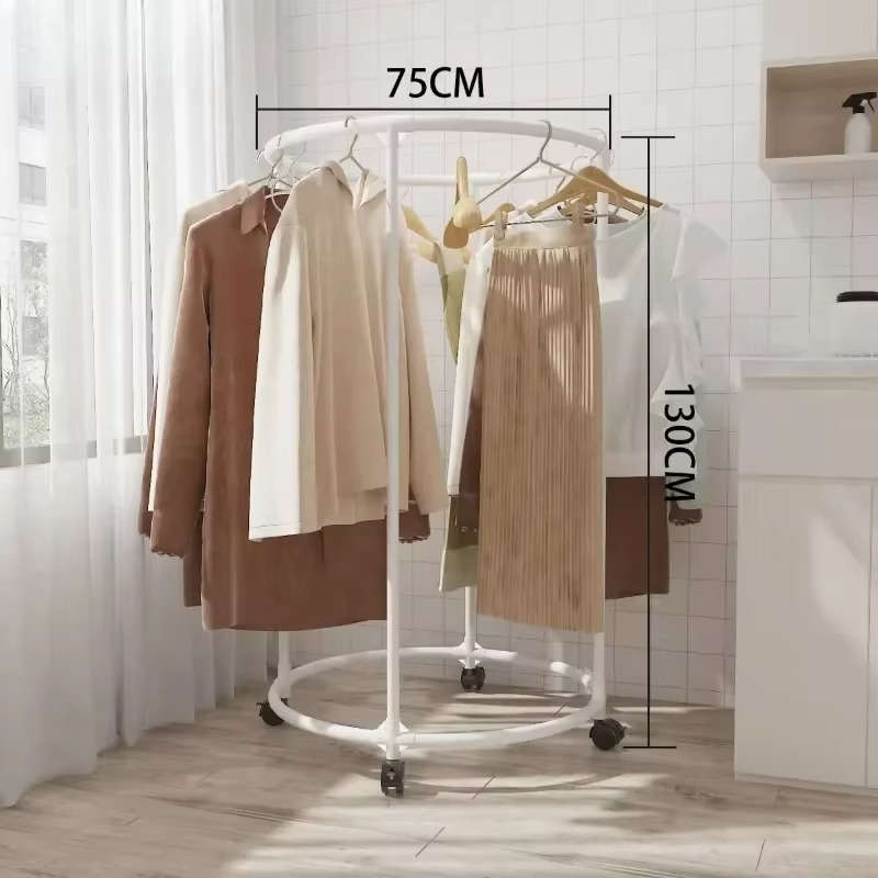 50% RABATT | WardrobeSpin™ | Drehbarer Kleiderständer mit Rollen für maximale Präsentation & Ordnung