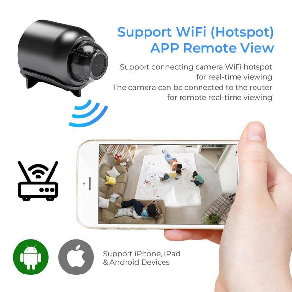VisionGuard™ - 360 HD 4K Mini-Spionagekamera