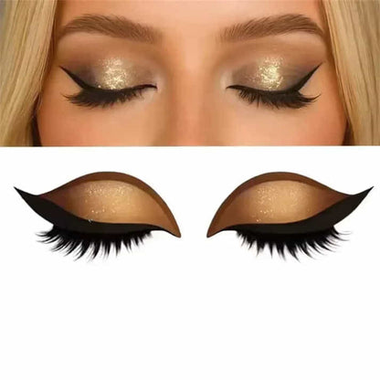 Wiederverwendbare Eyeliner-Aufkleber – Sofortiger Glamour-Look in Sekunden