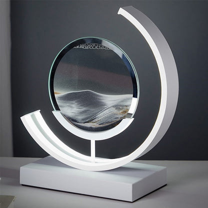 SandScape – Tischlampe mit kinetischer Sanduhr