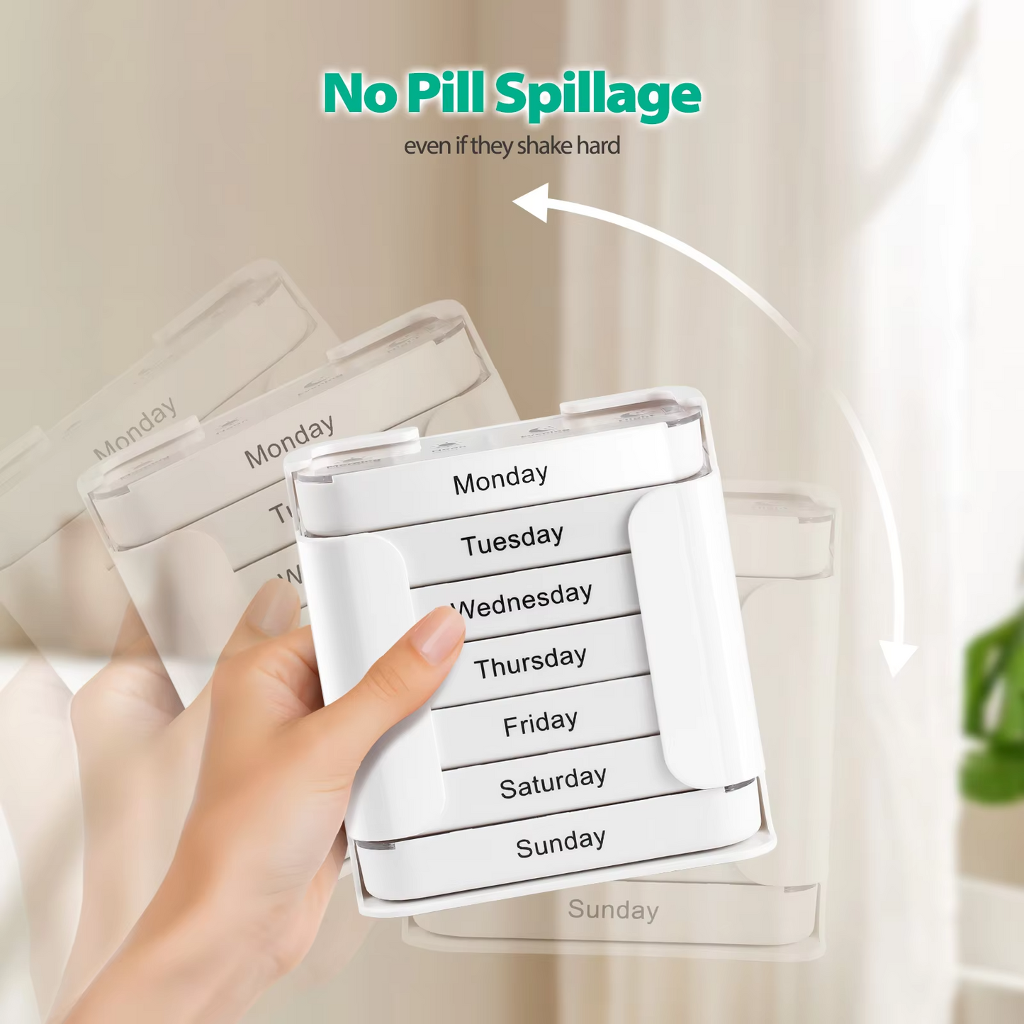 DailyDose™ | Wochen-Pillendose – Klar organisiert & sicher durch den Alltag