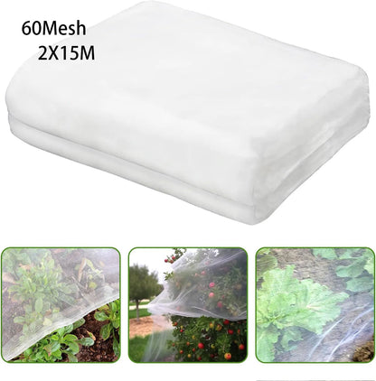 GreenShield Pro Pflanzenschutznetz | HDPE Insekten- und Vogelschutz | Lichtdurchlässig | Geeignet für Gemüse & Obst