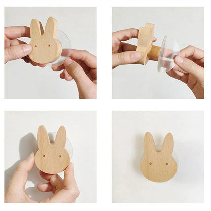 NordicPals – Set mit Wandhaken aus Holz in Tierform