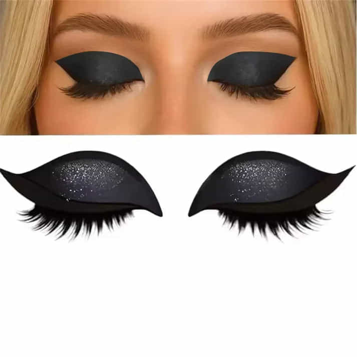 Wiederverwendbare Eyeliner-Aufkleber – Sofortiger Glamour-Look in Sekunden