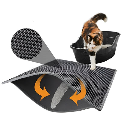 CleanPaws - Purrfect Streu-Matte | Katzenstreu-Matte für saubere Böden | 50% RABATT