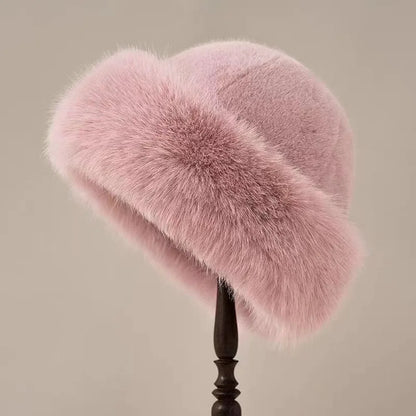 FellZauber™ Elegante Wintermütze aus Kunstfell