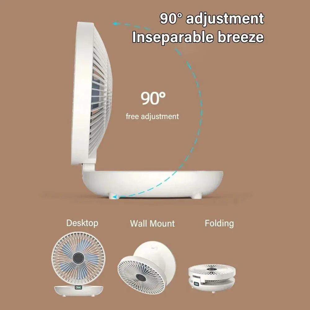 BreezeFlex™ | Faltbarer 2-in-1 Küchen- & Tischventilator