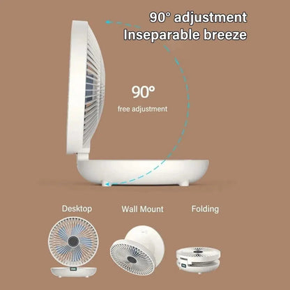 BreezeFlex™ | Faltbarer 2-in-1 Küchen- & Tischventilator