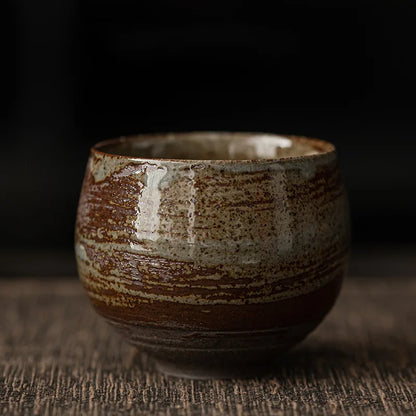 RusticBrew – Set handgefertigter Espresso-Tassen aus Keramik