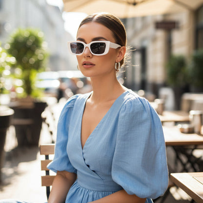 LunaShade™ | Retro Cat-Eye Sonnenbrille mit UV400-Schutz
