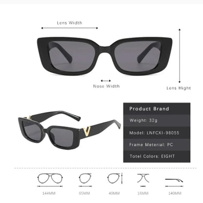 LunaShade™ | Retro Cat-Eye Sonnenbrille mit UV400-Schutz