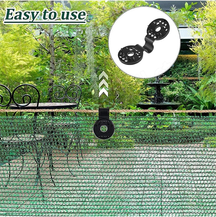 GripLock – Robuste Planenklammern für Abdeckungen im Freien und Schattiernetze 1+1 gratis (=40 Klammern)