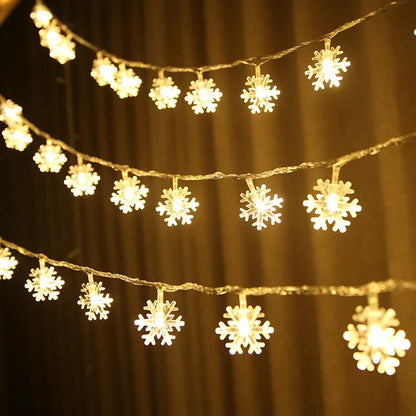 FrostGleam™ | Funkelnde Schneeflockenlichter für zauberhafte Winterabende