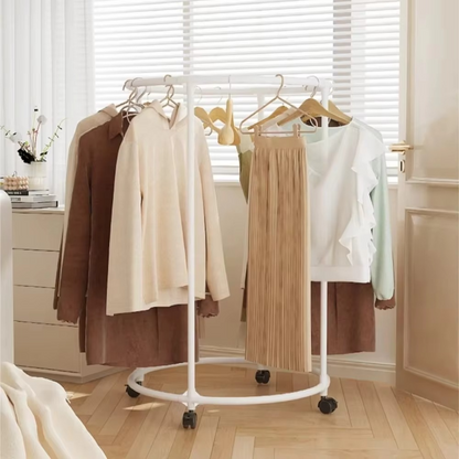 50% RABATT | WardrobeSpin™ | Drehbarer Kleiderständer mit Rollen für maximale Präsentation & Ordnung