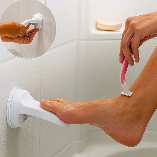 ShowerHold™ | Saugnapf-Fußstütze – Mehr Sicherheit beim Rasieren in der Dusche