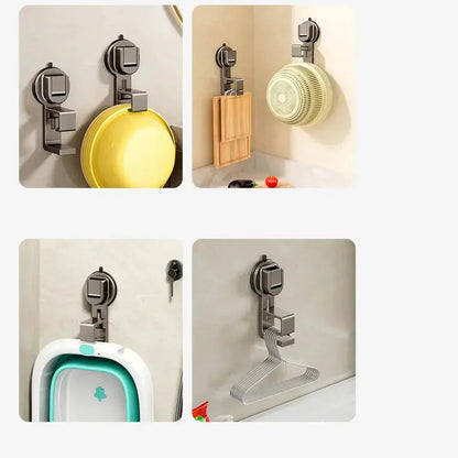 Saugnapf Haken Set | Ohne Bohren & Kleben | Wiederverwendbar | Starker Halt bis 10 kg