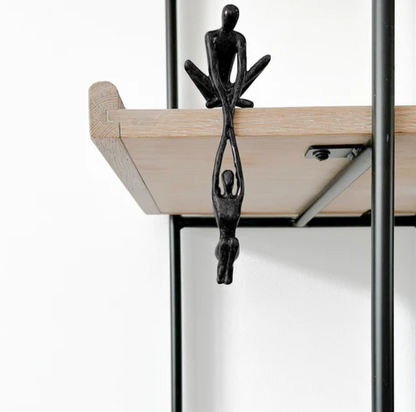 EdelKunst — Abstrakte hängende Skulptur zur Dekoration: Paar