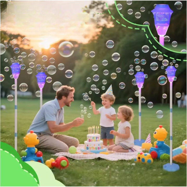 BubbleStream™: Unvergesslicher Partyspaß mit Seifenblasen