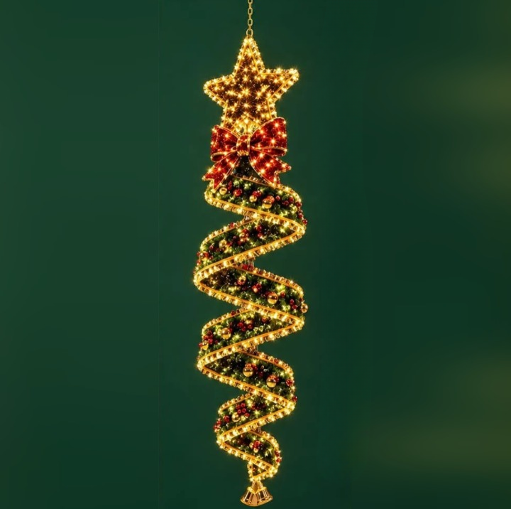 Spiralux – Leuchtende Weihnachts Türdekoration – 3 Festliche Motive | Letzter Tag Rabatt!