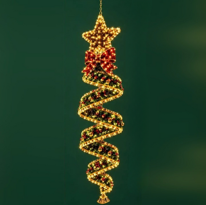 Spiralux – Leuchtende Weihnachts Türdekoration – 3 Festliche Motive | Letzter Tag Rabatt!