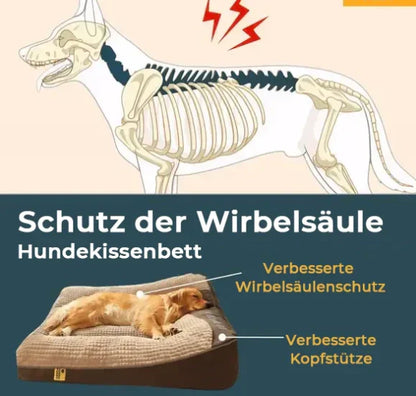 Snuggo™  | Orthopädisches Hundekissenbett mit weichem, waschbarem Bezug [Letzter Tag 50% Rabatt]