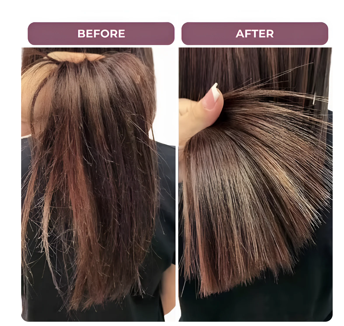 Haar-Restorer – Glättbürste – Tool für Glanz & Frizz-Kontrolle