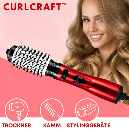 CURLCRAFT 360 — 3-in-1 – Föhnen, Glätten & Volumen in einem Schritt | 50% Rabatt