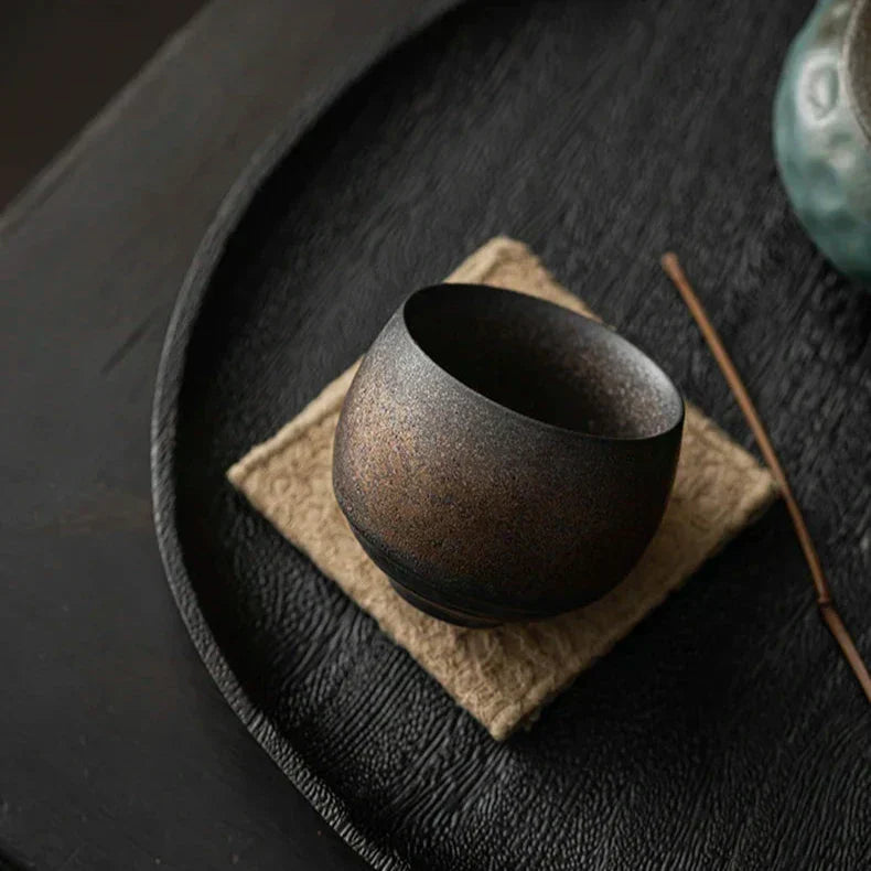 RusticBrew – Set handgefertigter Espresso-Tassen aus Keramik