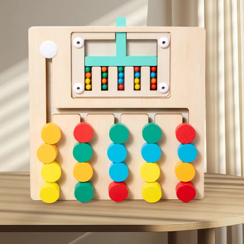 50% RABATT | ColorLogic™ | Montessori Farb- & Logikspiel für konzentriertes Lernen ohne Bildschirm