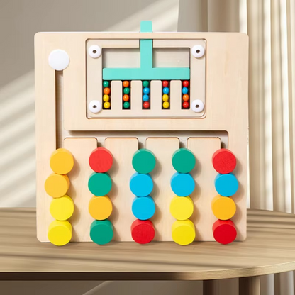 50% RABATT | ColorLogic™ | Montessori Farb- & Logikspiel für konzentriertes Lernen ohne Bildschirm
