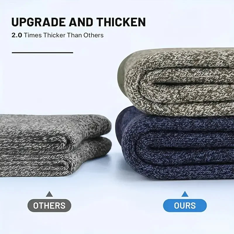 WarmStride™ | Merino-Wollsocken 5 Paar, extra dick & warm