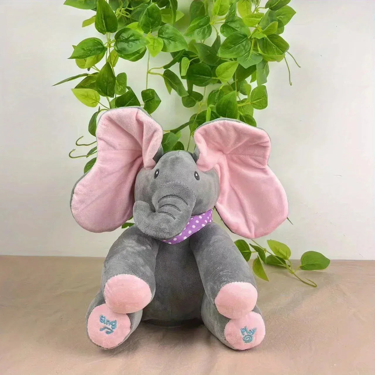 PeekPal™ | Sprechender Plüschelefant, der spielt, singt und Freude bereitet