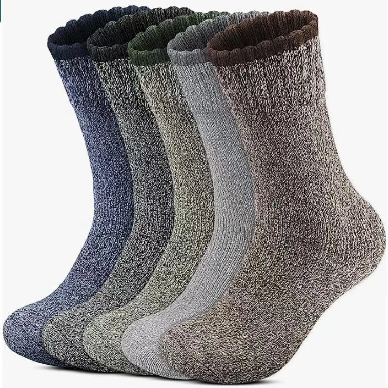 WarmStride™ | Merino-Wollsocken 5 Paar, extra dick & warm
