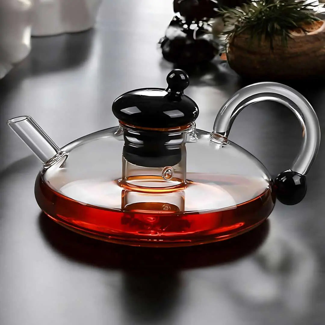 Sereno Teekannen-Set mit Filtersystem – 600ml Glas-Brühset