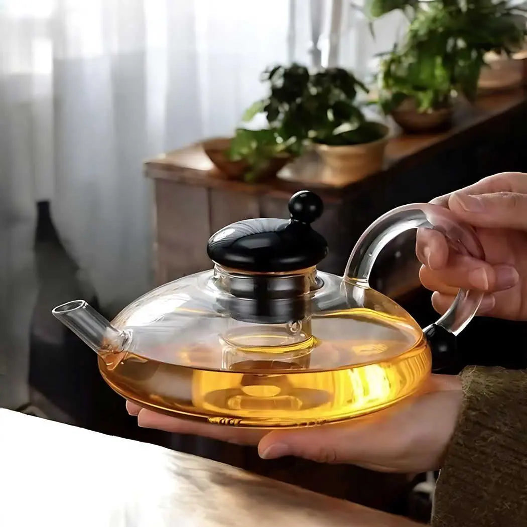 Sereno Teekannen-Set mit Filtersystem – 600ml Glas-Brühset