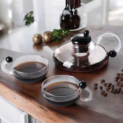 Sereno Teekannen-Set mit Filtersystem – 600ml Glas-Brühset