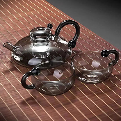 Sereno Teekannen-Set mit Filtersystem – 600ml Glas-Brühset