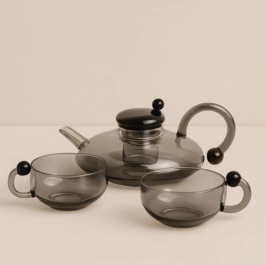Sereno Teekannen-Set mit Filtersystem – 600ml Glas-Brühset