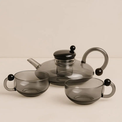 Sereno Teekannen-Set mit Filtersystem – 600ml Glas-Brühset