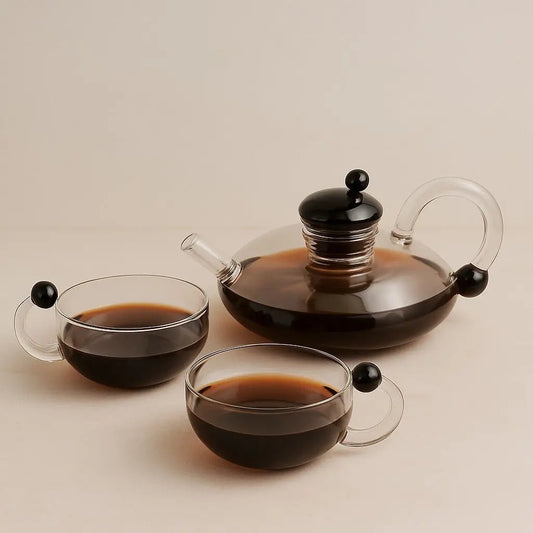 Sereno Teekannen-Set mit Filtersystem – 600ml Glas-Brühset