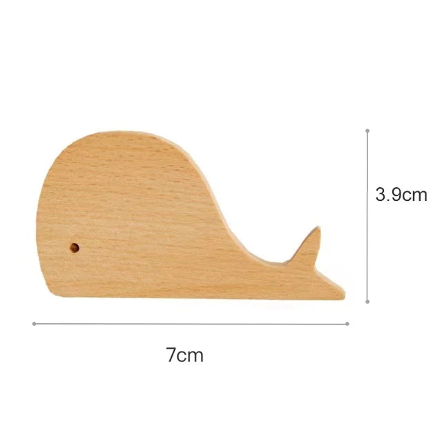 NordicPals – Set mit Wandhaken aus Holz in Tierform