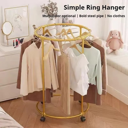 50% RABATT | WardrobeSpin™ | Drehbarer Kleiderständer mit Rollen für maximale Präsentation & Ordnung