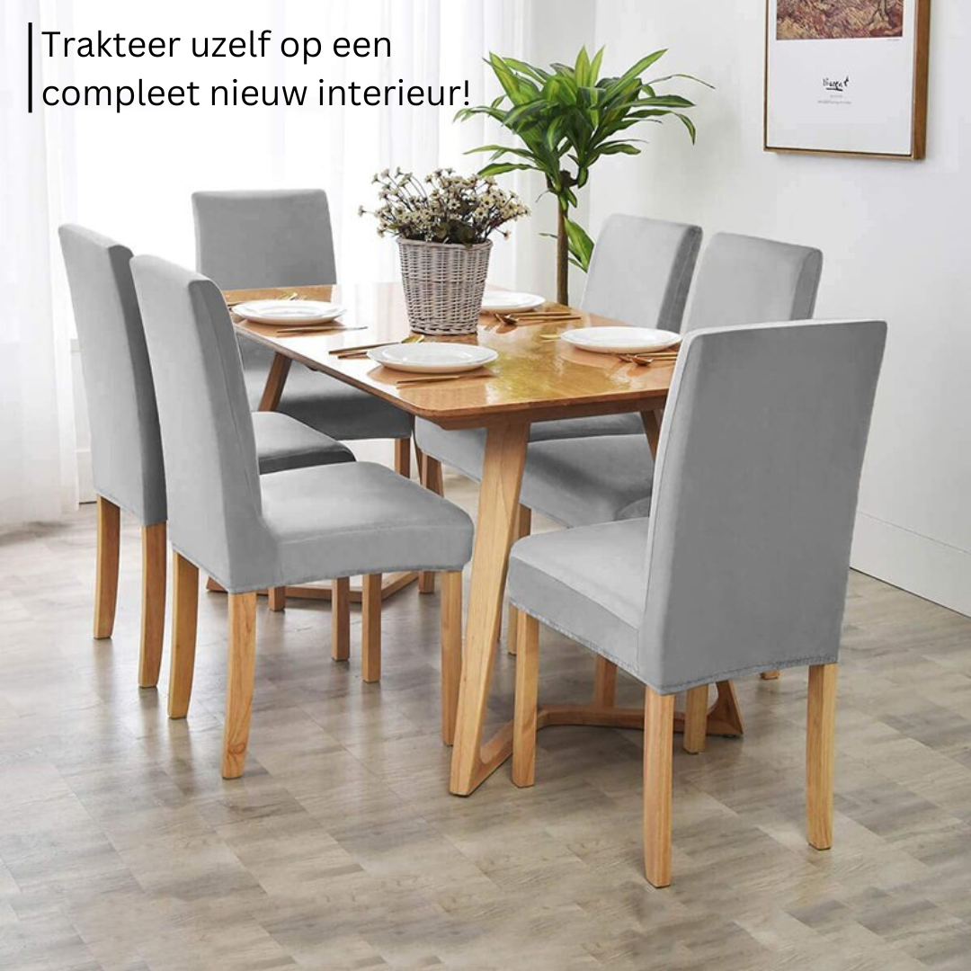 Stretch‑Esszimmerstuhlbezug – Sitzschutz mit Universalpassform