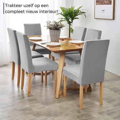 Stretch‑Esszimmerstuhlbezug – Sitzschutz mit Universalpassform
