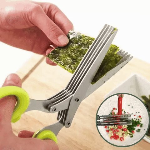SliceMate – Kräuterschere mit mehreren Klingen