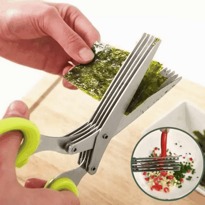SliceMate – Kräuterschere mit mehreren Klingen