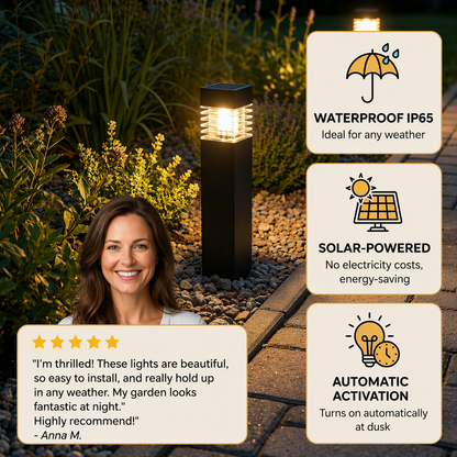 SolarPath™ | LED Bodenleuchten – Solar, wasserdicht & automatisch