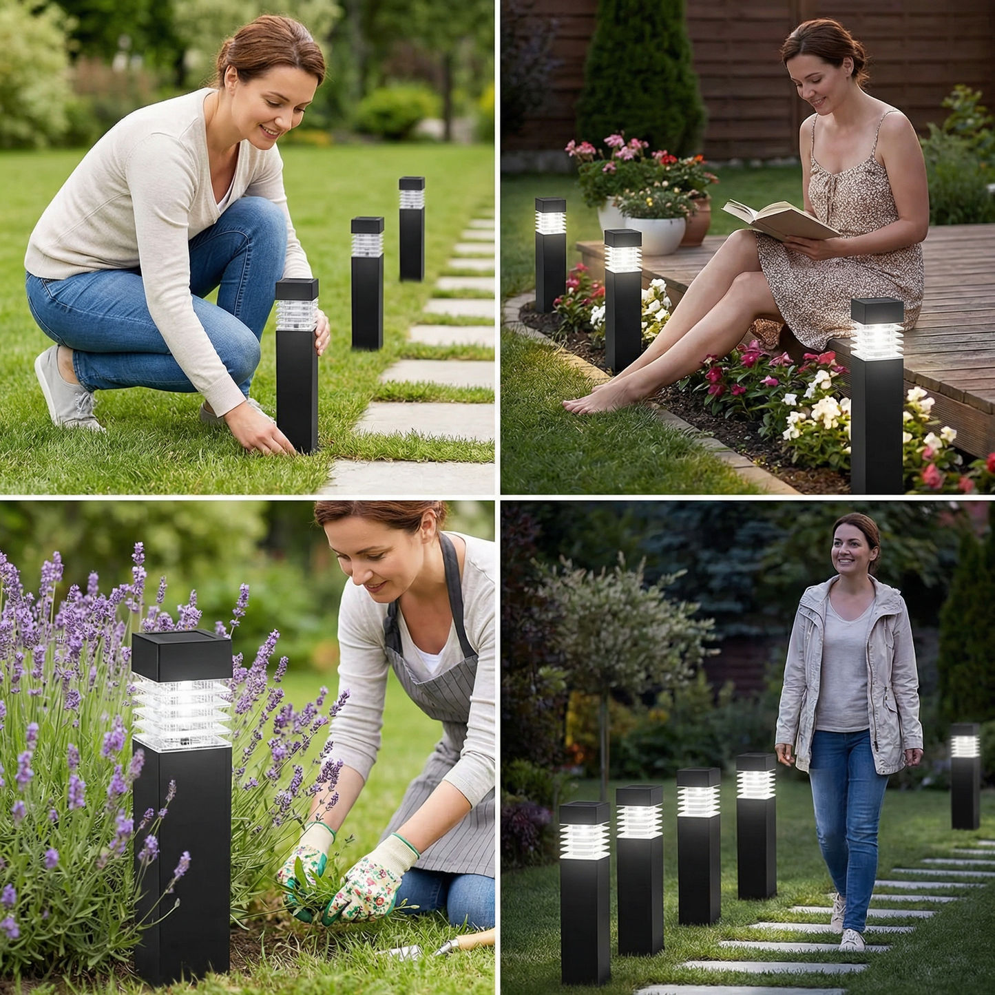 SolarPath™ | LED Bodenleuchten – Solar, wasserdicht & automatisch