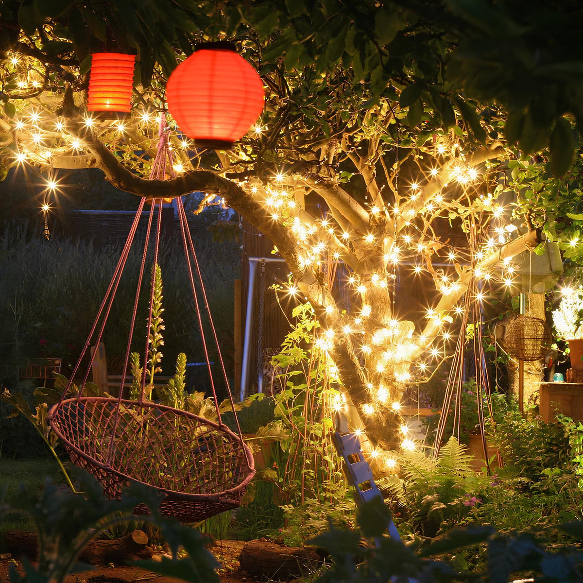 SolarGlow™ | Flexible Outdoor-Solar-Kupferlichtkette